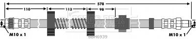 BORG & BECK stabdžių žarnelė BBH6939